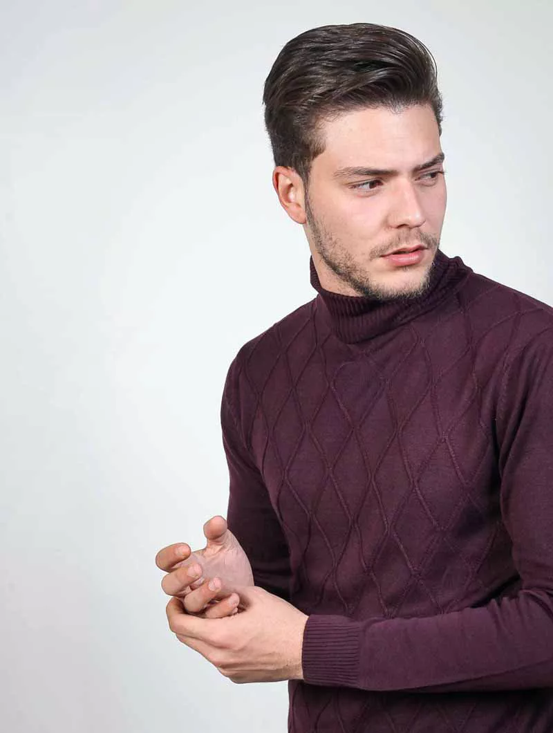 Pull col montant